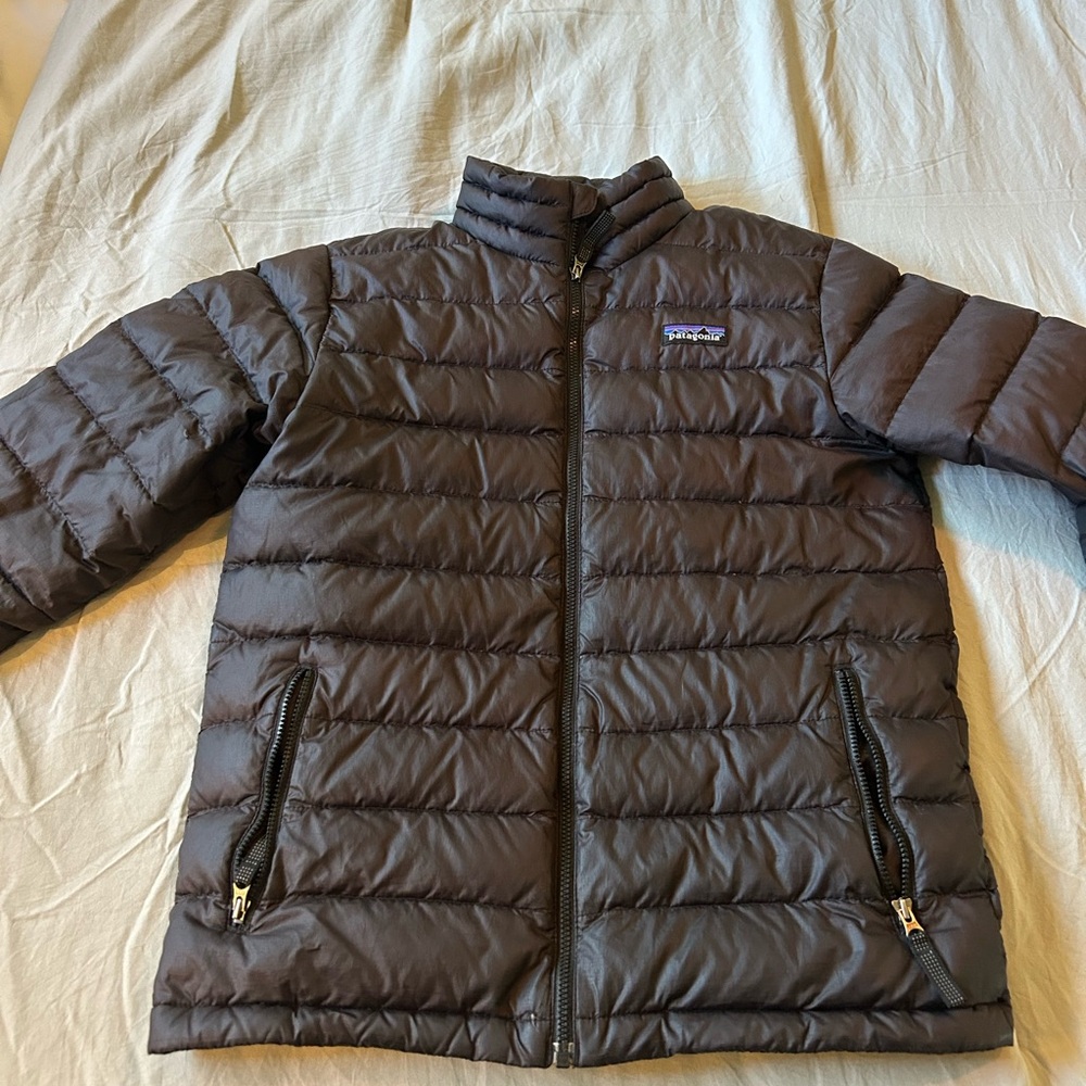 Patagonia Kids Black Quilted Puffer Jacket